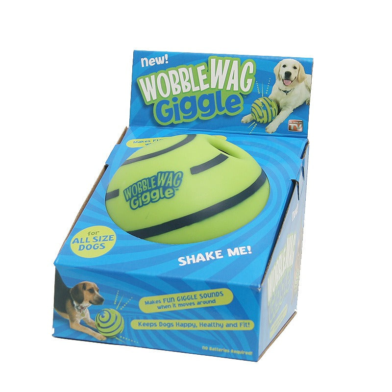 Dog Sound Ball Rubber Toy