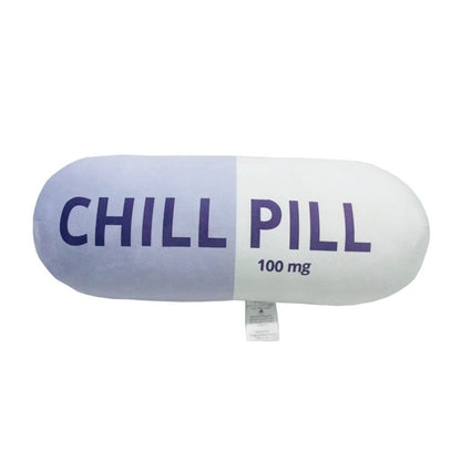 Soft Cute Pill-Shaped Sofa Cushion Pillow