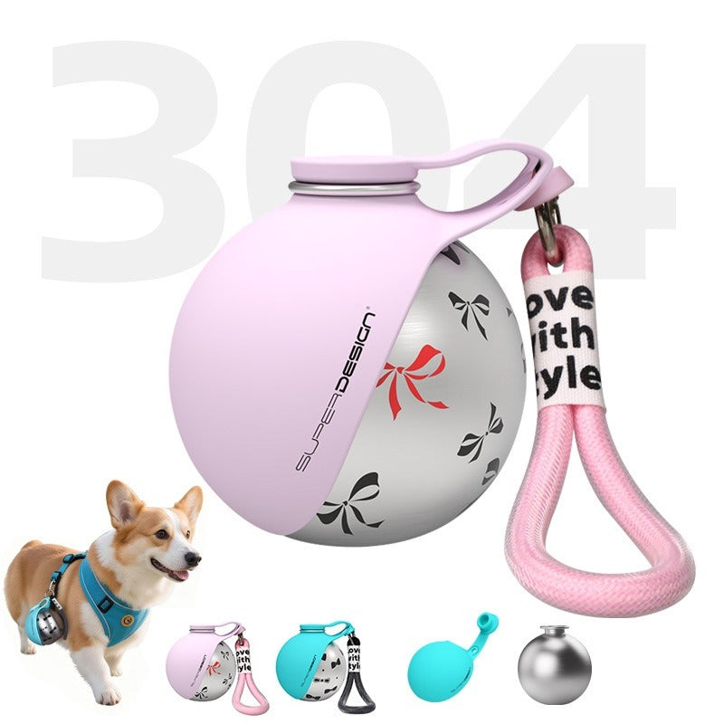 Portable Dog Stainless Steel Water Bottle