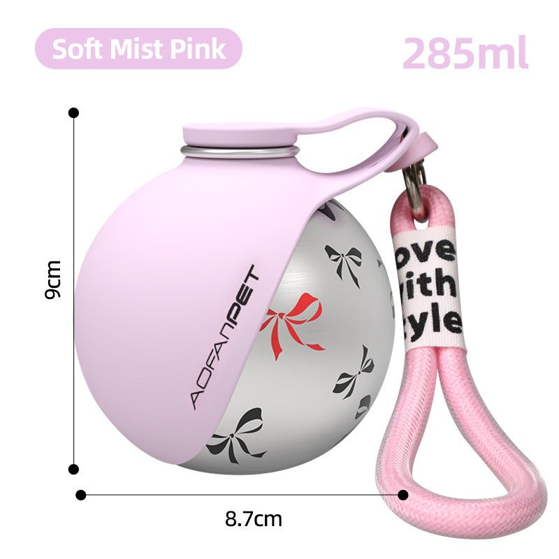 Portable Dog Stainless Steel Water Bottle
