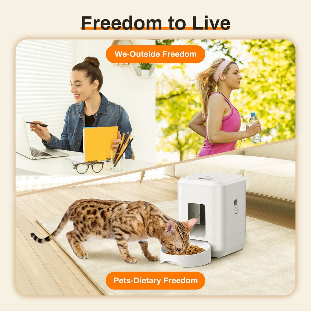 Pet Smart Feeder 2L Dog Feeding Machine WIFI